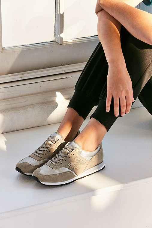 Urban Outfitters New Balance 620 Metallic Running Sneaker,tan,10