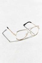 Urban Outfitters Roial Ramrod Readers,gold,one Size