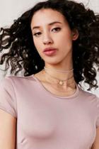Urban Outfitters Amelia Layering Necklace,gold,one Size