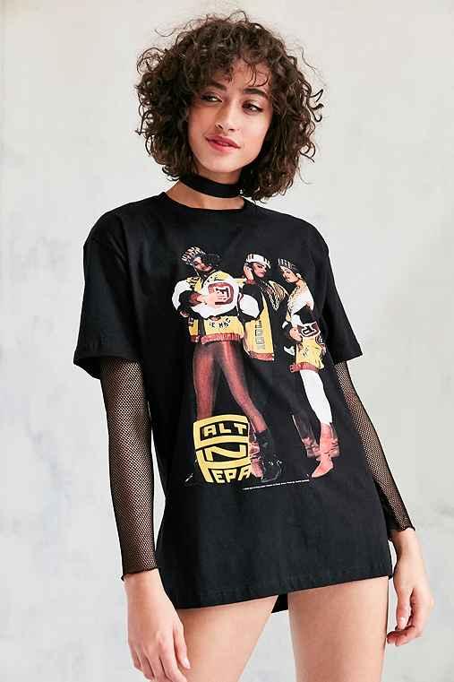 Urban Outfitters Salt-n-pepa Tee,black,l