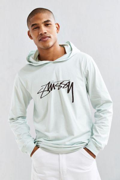 Stussy Smooth Stock Hooded Long Sleeve Tee