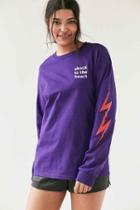 Urban Outfitters Altru Apparel Shock To The Heart Long-sleeve Tee,purple,s