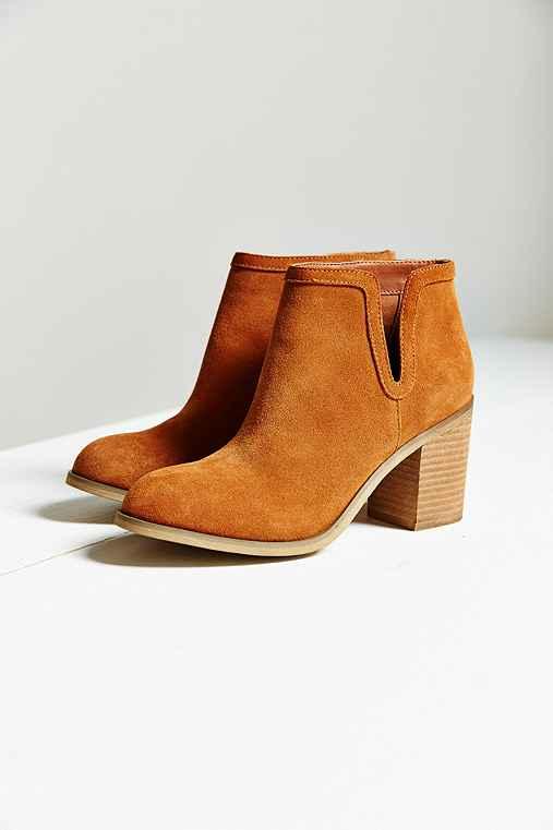 Urban Outfitters Dindle Suede Ankle Boot,brown,8