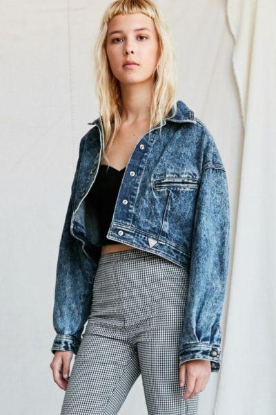 Urban Renewal Vintage Guess By Marciano '80s Cropped Denim Jacket