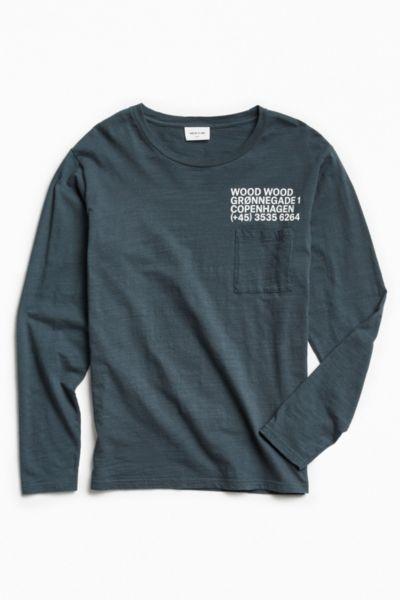 Wood Wood Peter Long Sleeve Tee