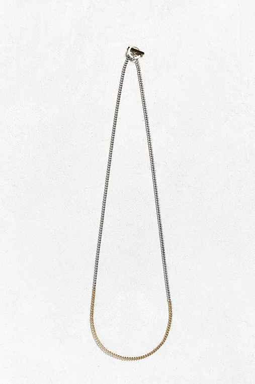 Urban Outfitters Link Necklace,silver,one Size