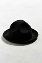 Urban Outfitters Uo Hand Crushed Fedora,black,one Size