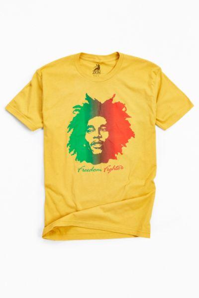 Urban Outfitters Bob Marley Freedom Fighter Tee
