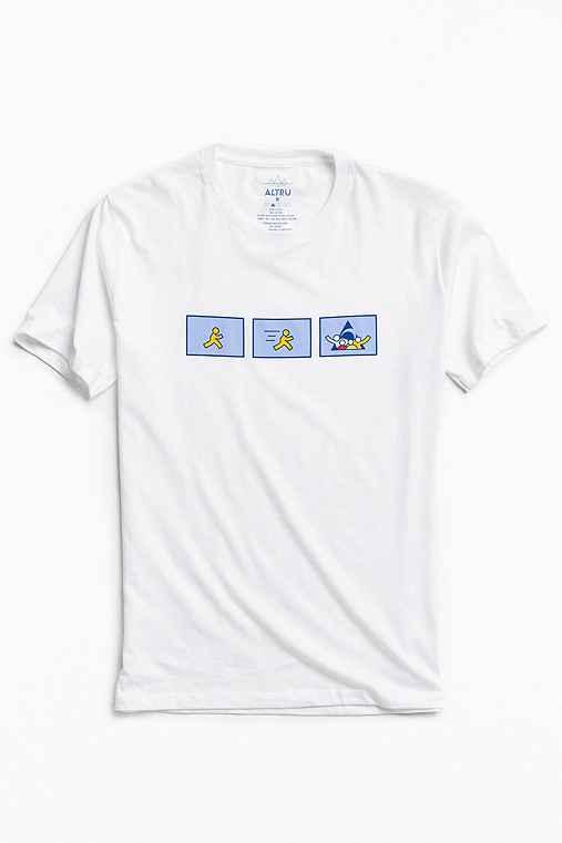 Urban Outfitters Aol Log In Tee,white,xl