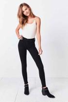 Urban Outfitters Citizens Of Humanity Rocket High-rise Skinny Jean - All Black,black,25