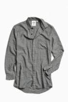 Urban Outfitters Cheap Monday Checked Flannel Long Button-down Shirt