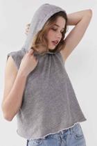 Urban Outfitters Truly Madly Deeply Muscle Hoodie,grey,l
