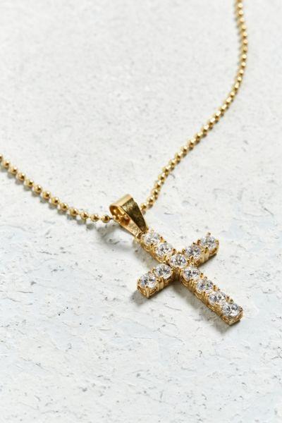 Roi’al Bijoux Roi'al Bijoux Solitaire Cross Pendant