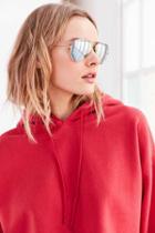 Urban Outfitters Ray-ban Polar Flash Aviator Sunglasses,blue,one Size