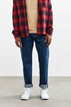 Urban Outfitters Levi's 505 Dark Stonewash Slim Jean,vintage Denim Medium,30/30