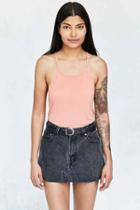 Urban Outfitters Project Social T Drapey Racerback Tank Top,peach,xs