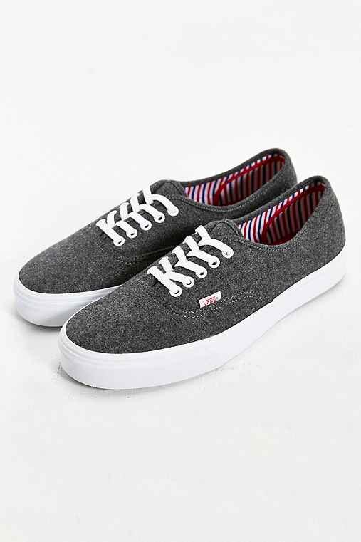vans Authentic Wool Sneaker,grey,8.5