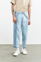 Urban Outfitters Bdg Colorblocked Straight Cropped Jean