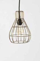 Urban Outfitters Caged Pendant Light,gold,one Size