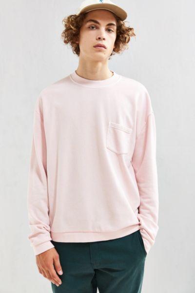 Urban Outfitters Uo Garnett Pocket Crew Neck Sweatshirt