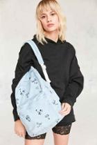 Urban Outfitters The Style Club Love Club Denim Backpack,light Blue,one Size