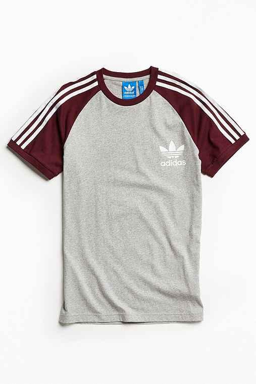 Urban Outfitters Adidas Essentials California Tee,maroon,s