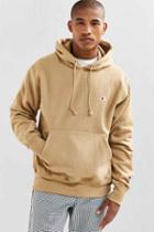 Urban Outfitters Champion Reverse Weave Hoodie Sweatshirt,taupe,l