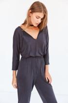 Urban Outfitters Silence + Noise Cupro Knit Jumpsuit
