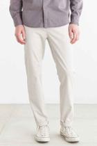 Urban Outfitters Hawkings Mcgill Washed Skinny Stretch Chino Pant,light Grey,34/32
