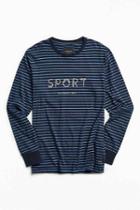 Urban Outfitters Barney Cools Sport Long Sleeve Tee,navy,m