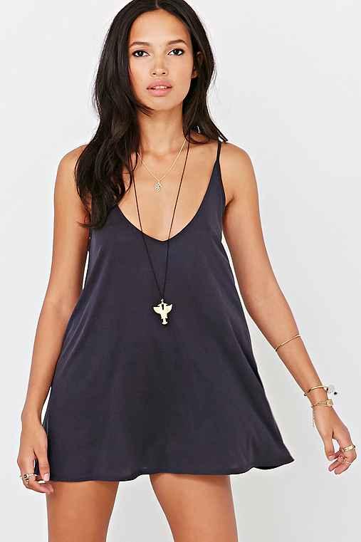 Urban Outfitters Silence + Noise Corinne Tank Top,black,s