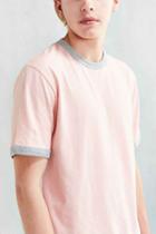 Urban Outfitters Uo Ringer Tee,pink,xl