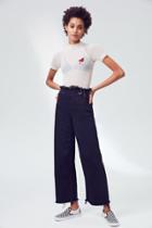 Bdg Frayed Waist High-rise Wide Leg Jean
