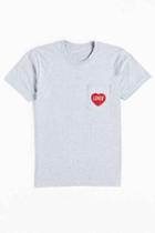 Urban Outfitters Mnkr Lover Pocket Tee,grey,xl