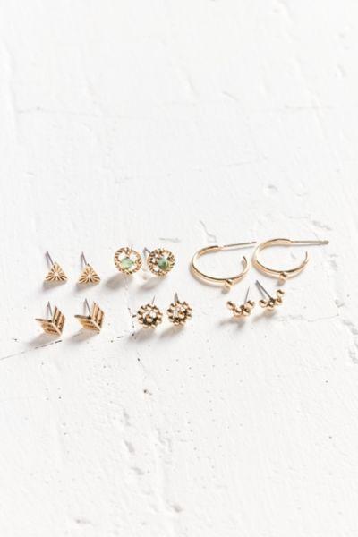 Urban Outfitters Raven Post Earring Set