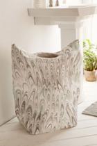 Urban Outfitters Marble Swirl Standing Laundry Bag Hamper