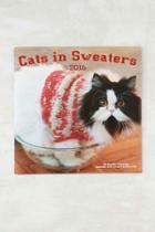 Urban Outfitters Cats In Sweaters 2016 Wall Calendar,multi,one Size