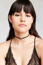 Urban Outfitters Alix Opal Choker Necklace,charcoal,one Size