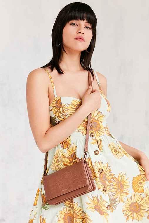 Urban Outfitters Matt & Nat Bee Crossbody Bag,light Grey,one Size