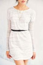 Urban Outfitters Bdg Collar Pin Skinny Belt,black,l