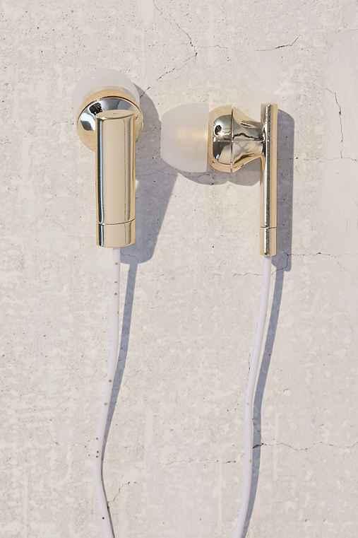 Urban Outfitters Skinnydip Rope Cord Earbud Headphones,white,one Size