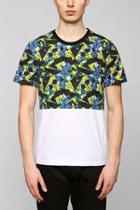 Urban Outfitters Bdg Acid Triangles Blocked Tee,black,l