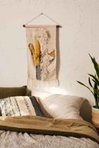 Urban Outfitters Cactus Wall Hanging,cream,one Size