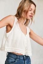 Urban Outfitters Kimchi Blue Pollyanna Button-front Cami