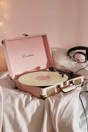 Urban Outfitters Crosley X Uo Cruiser Briefcase Portable Vinyl Record Player,nude,one Size