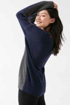 Urban Outfitters Bdg Billie V-neck Sweater,blue Multi,s