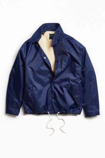 Urban Outfitters Uo Sherpa Lined Coach Jacket