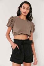 Urban Outfitters Bdg Taurus Rising Padded Shoulder Top,green,xs