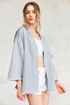 Kimchi Blue Bella Chambray Robe Jacket