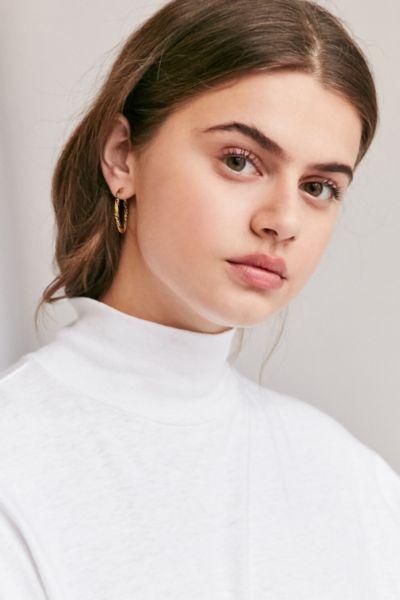 Urban Outfitters Elise Twisted Hoop Earring